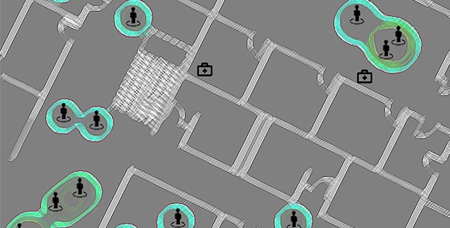 LI-Map-1 Real Time Location Systems (RTLS) provide information such as the locations of people and medical equipment in a building for insightful planning and response through spatial awareness.