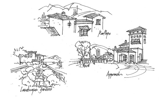 Site analysis sketch - Great Space Architects