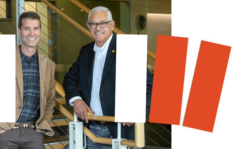 About_accent Kendal Giles, President/Principal/ Architect (left), Benjamin Gardner, CEO/Principal/Architect (Right).