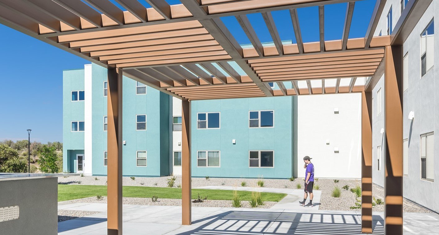 SJC Student Housing Courtyard